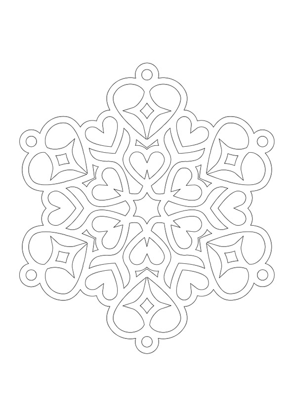 Plansa de colorat cu Iarna 208 122